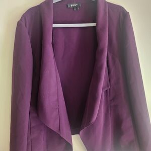 DKNY Women's Rich Purple Blazer